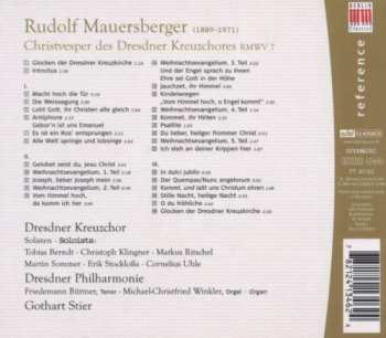 CD Dresdner Philharmonie: Christvesper Des Dresdner Kreuzchores (Christmas Eve Service With The Dresden Kreuzchor) 530230