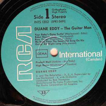LP Duane Eddy: The Guitar Man 524406