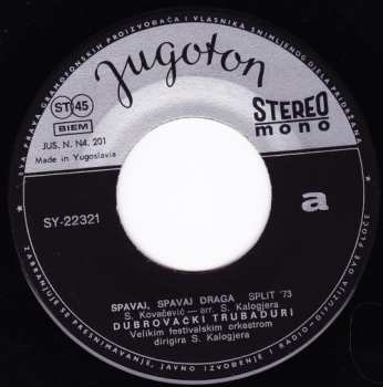 SP Dubrovački Trubaduri: Spavaj, Spavaj Draga