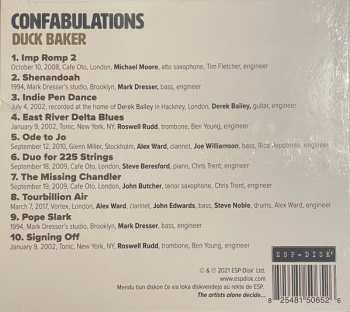 CD Duck Baker: Confabulations 482314