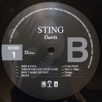 2LP Sting: Duets 10500