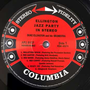 LP Duke Ellington And His Orchestra: Ellington Jazz Party In Stereo LTD 400333