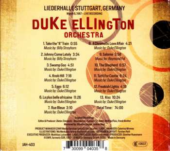CD Duke Ellington And His Orchestra: Liederhalle Stuttgart 1967 251657