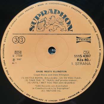 LP Duke Ellington: Basie Meets Ellington
