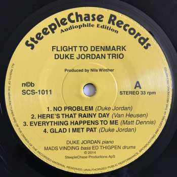 LP Duke Jordan: Flight To Denmark 63590