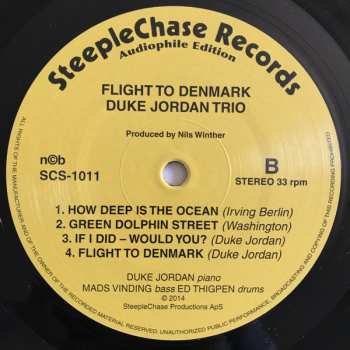 LP Duke Jordan: Flight To Denmark 63590
