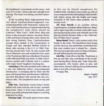 CD Duke Jordan Trio: Lover Man