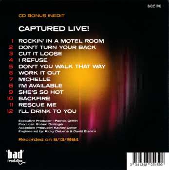 3CD Duke Jupiter: White Knuckle Ride + The Line Of Your Fire + Captured Live