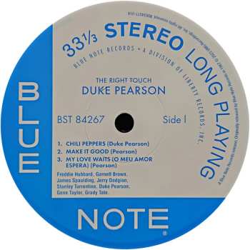LP Duke Pearson: The Right Touch 465012