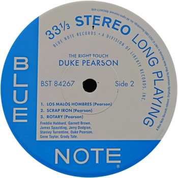 LP Duke Pearson: The Right Touch 465012