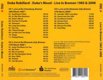 3CD Duke Robillard: Duke's Mood - Live In Bremen 1985 & 2008 485114