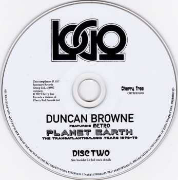 2CD Duncan Browne: Planet Earth: The Transatlantic/Logo Years 1976-1979 113454