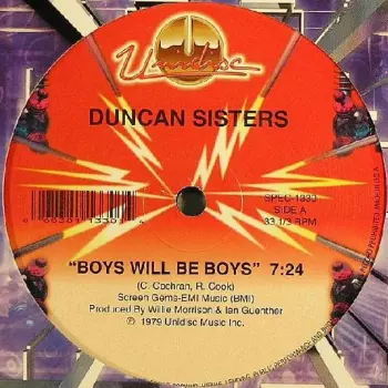 Duncan Sisters: Boys Will Be Boys / She Can't Love You