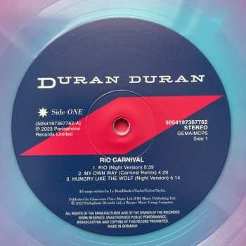 LP Duran Duran: Rio Carnival LTD | CLR 434705