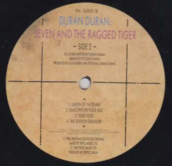 LP Duran Duran: Seven And The Ragged Tiger 470478