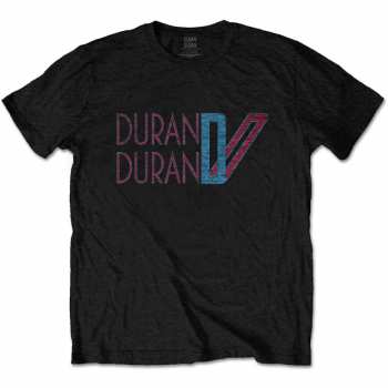 Merch Duran Duran: Tričko Double D Logo Duran Duran  M