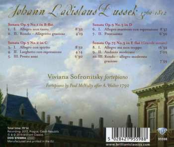 CD Jan Ladislav Dusík: Complete Piano Sonatas Volume 6 412730