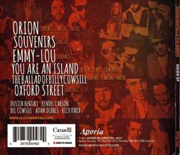 CD Dustin Bentall &The Smokes: Orion 299136