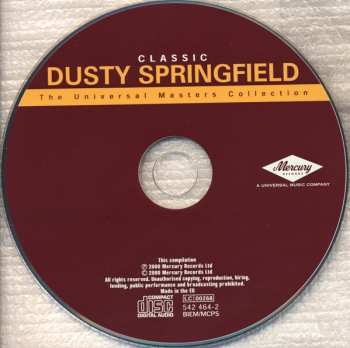 CD Dusty Springfield: Classic Dusty Springfield 530469