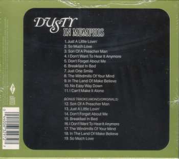 CD Dusty Springfield: Dusty In Memphis 44092