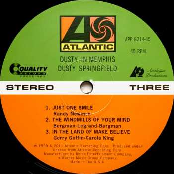 2LP Dusty Springfield: Dusty In Memphis LTD