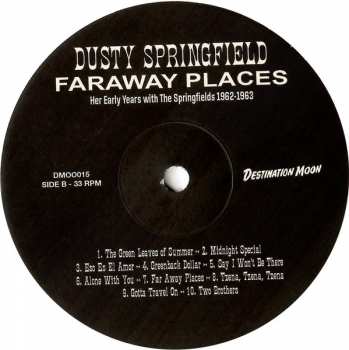 LP Dusty Springfield: Faraway Places: Her Early Years With The Springfields 1962-1963 CLR 402984