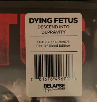 LP Dying Fetus: Descend Into Depravity CLR 466715