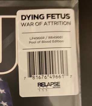 LP Dying Fetus: War Of Attrition CLR 467043