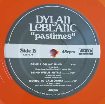 LP Dylan LeBlanc: Pastimes LTD | CLR 267194