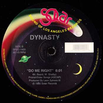 LP Dynasty: I've Just Begun To Love You / Do Me Right 540492