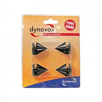 Audiotechnika Dynavox - antirezonanční hroty A1 Black