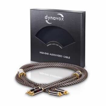 Audiotechnika Dynavox Black Line Stereo-Cinchkabel 1,5m