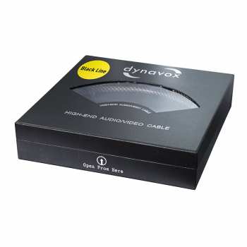 Audiotechnika Dynavox Black Line Stereo-Cinchkabel 0,6m