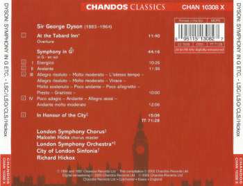 CD Sir George Dyson: Symphony In G · At The Tabard Inn · In Honour Of The City 475378