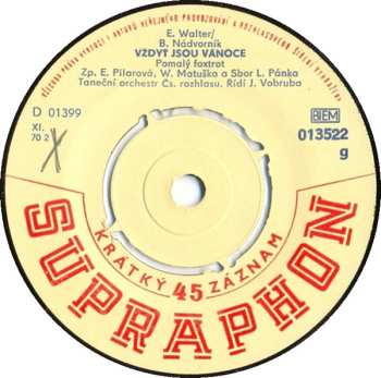 Album Eva Pilarová: Vždyť Jsou Vánoce / Sněhobílá Vločka