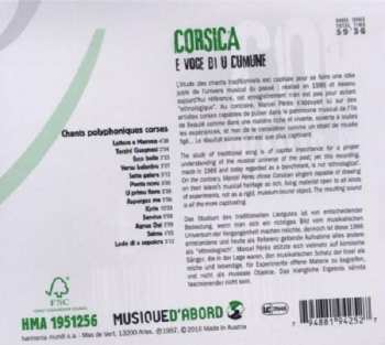 CD E Voce Di U Cumune: Corsica : Chants Polyphoniques 291554