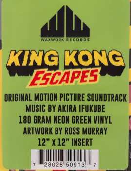 LP Akira Ifukube: King Kong Escapes (Original Motion Picture Soundtrack) = キングコングの逆襲 DLX | CLR