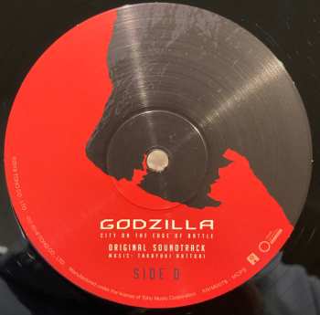 2LP Takayuki Hattori: Godzilla: City On The Edge Of Battle (Original Soundtrack)