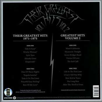 2LP/Box Set Eagles: Their Greatest Hits Volumes 1 & 2 375823