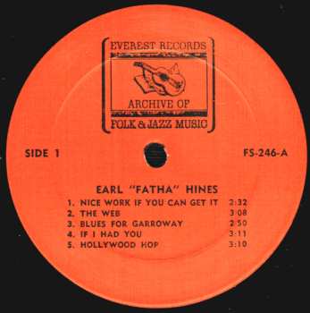LP Earl Hines: Earl "Fatha" Hines 540431