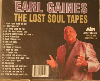 2CD Earl Gaines: The Lost Soul Tapes 461806