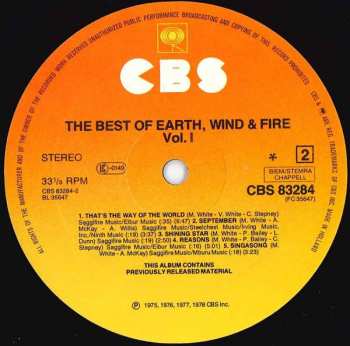 LP Earth, Wind & Fire: The Best Of Earth Wind & Fire Vol. I 417397