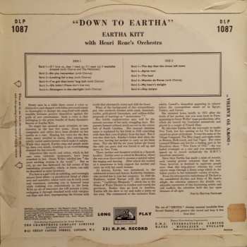 LP Eartha Kitt: Down To Eartha LTD | CLR 397169