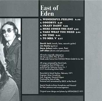 CD East Of Eden: East Of Eden 123521