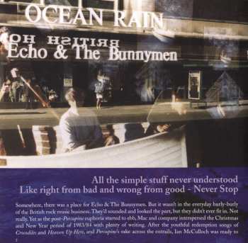 CD Echo & The Bunnymen: Ocean Rain 375722