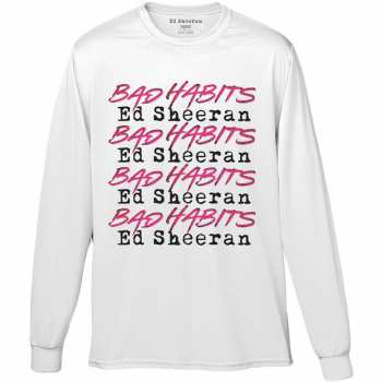 Merch Ed Sheeran: Tričko Bad Habits Stack 
