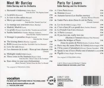 CD Eddie Barclay Et Son Orchestre: Meet Mr Barclay & Paris For Lovers 190916