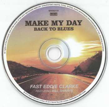 CD Bill Sharpe: Make My Day - Back To The Blues