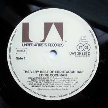 LP Eddie Cochran: The Very Best Of Eddie Cochran 516997