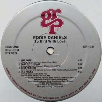 LP Eddie Daniels: To Bird With Love 346826